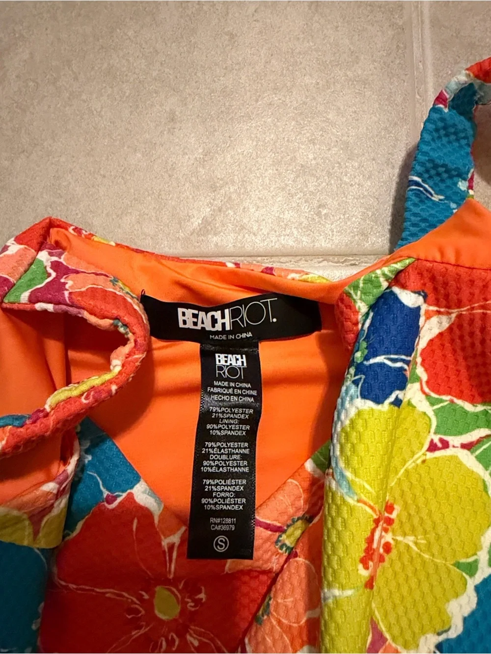 Beach Riot Tyler Floral One-Piece Swimsuit